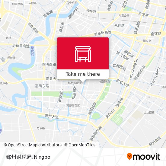 鄞州财税局 map