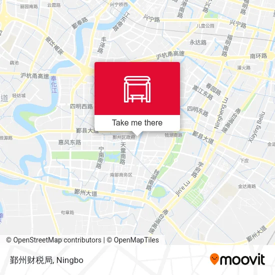 鄞州财税局 map