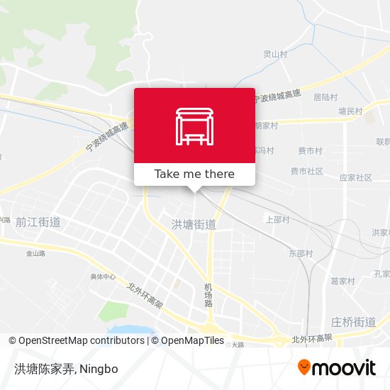 洪塘陈家弄 map