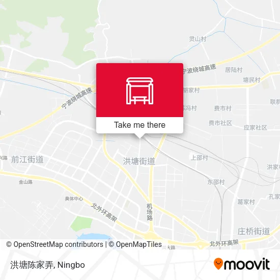 洪塘陈家弄 map