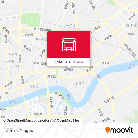 天圣路 map