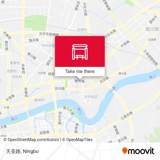 天圣路 map