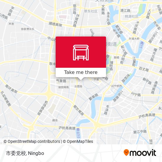 市委党校 map