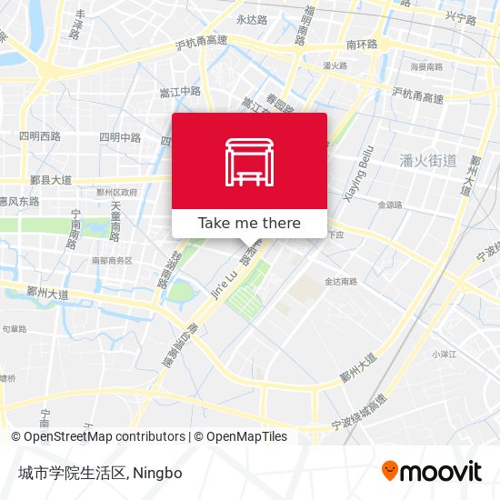 城市学院生活区 map