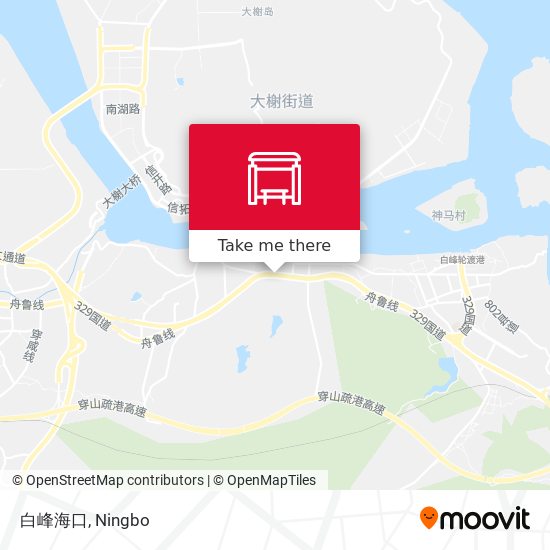 白峰海口 map