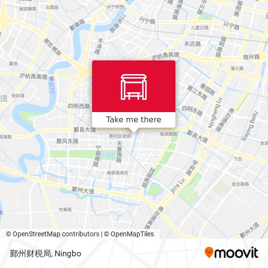 鄞州财税局 map