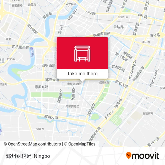鄞州财税局 map