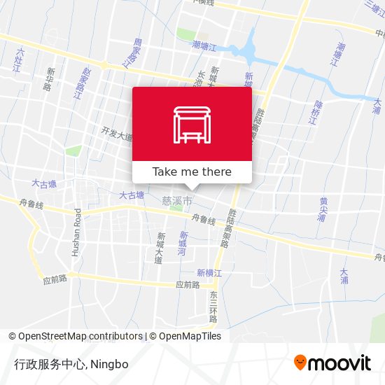行政服务中心 map