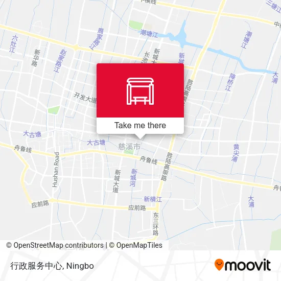 行政服务中心 map