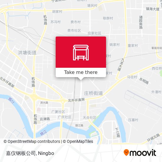 嘉仪钢板公司 map