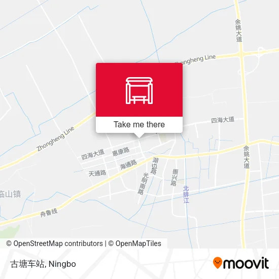 古塘车站 map