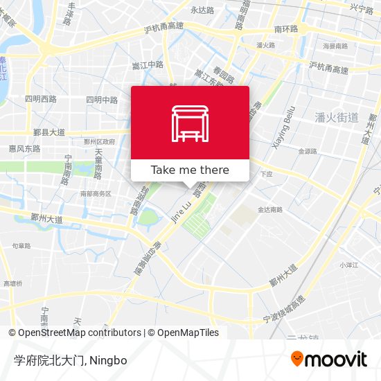 学府院北大门 map