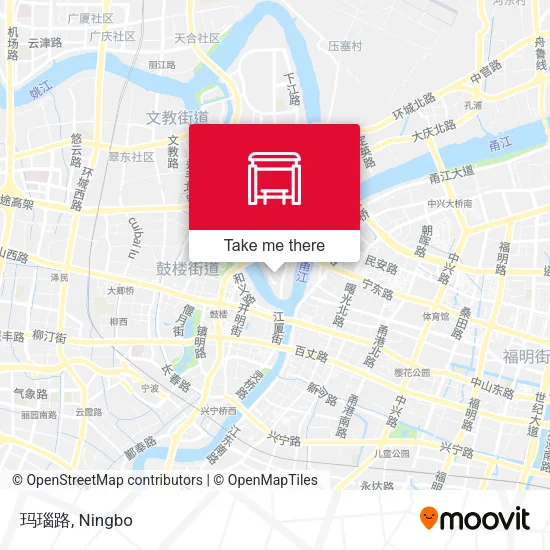 玛瑙路 map