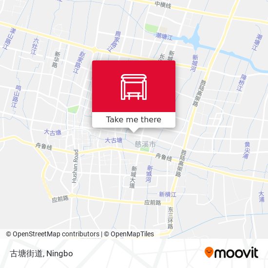 古塘街道 map