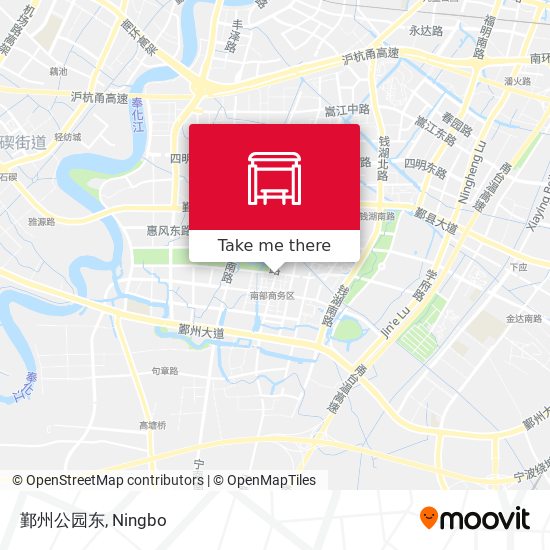 鄞州公园东 map