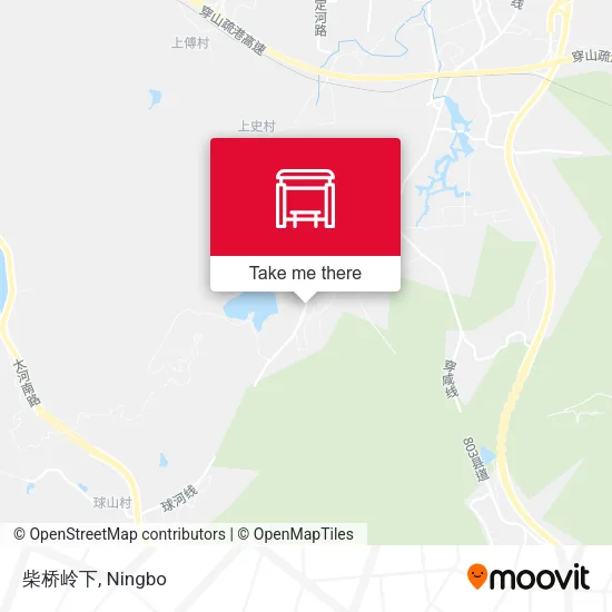 柴桥岭下 map