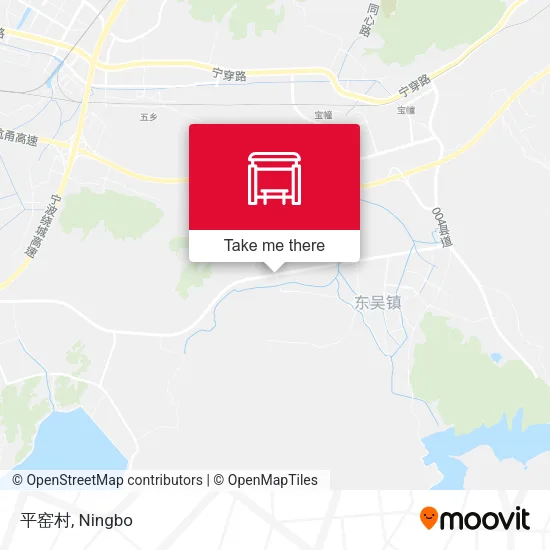 平窑村 map