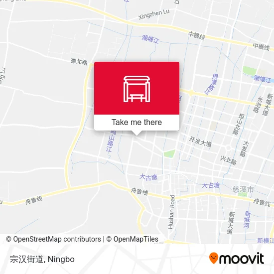 宗汉街道 map