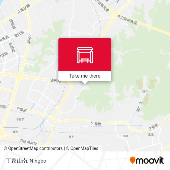 丁家山南 map