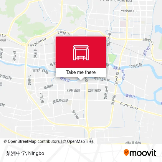梨洲中学 map