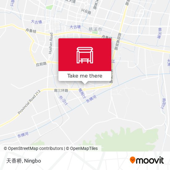 天香桥 map