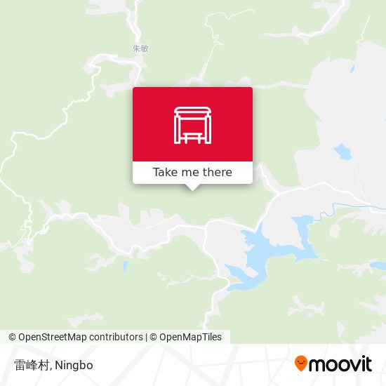 雷峰村 map