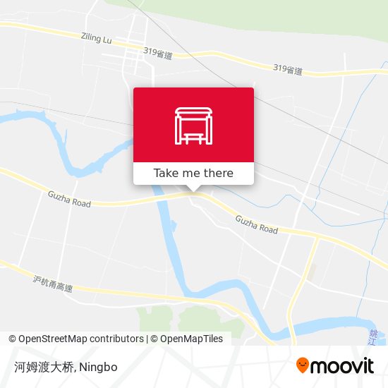 河姆渡大桥 map