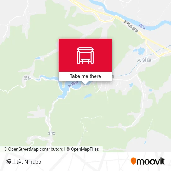 樟山庙 map