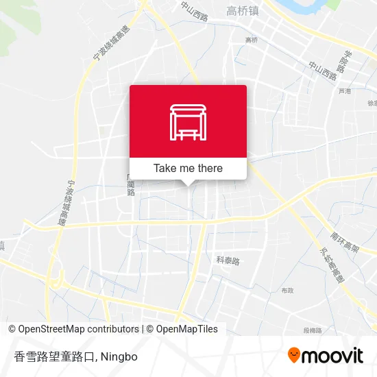 香雪路望童路口 map