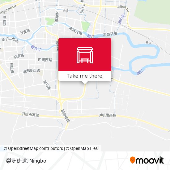梨洲街道 map