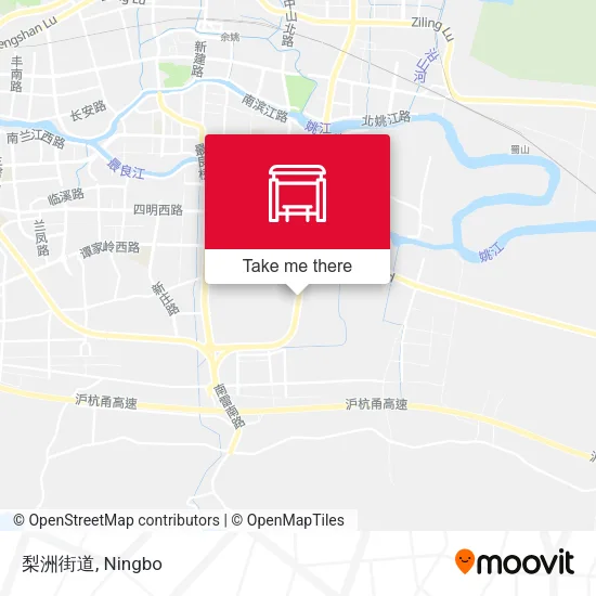 梨洲街道 map