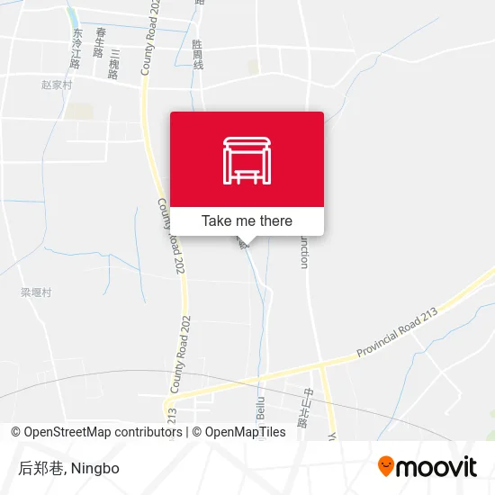 后郑巷 map