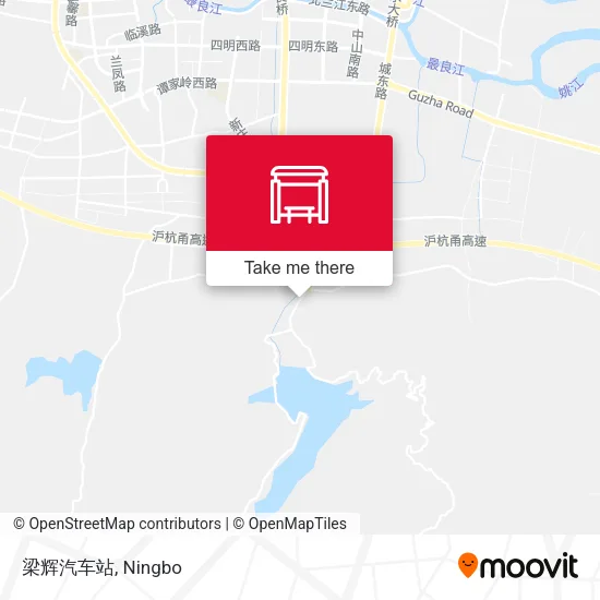 梁辉汽车站 map