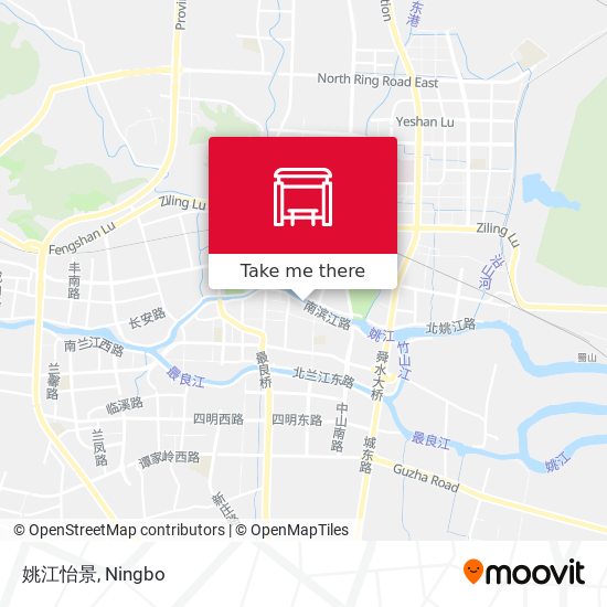 姚江怡景 map