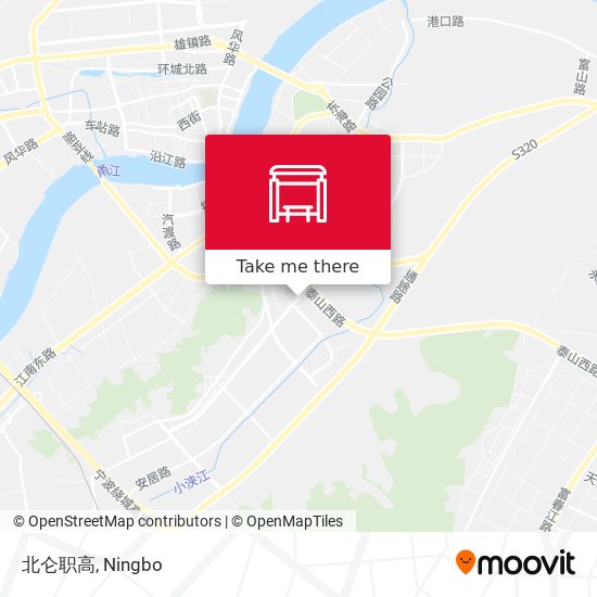 北仑职高 map