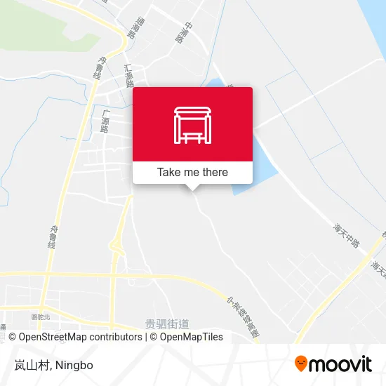 岚山村 map