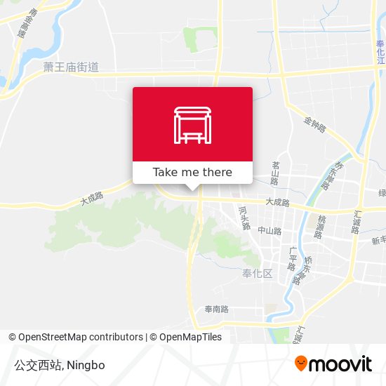 公交西站 map