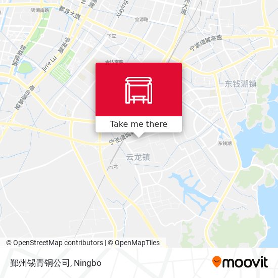 鄞州锡青铜公司 map