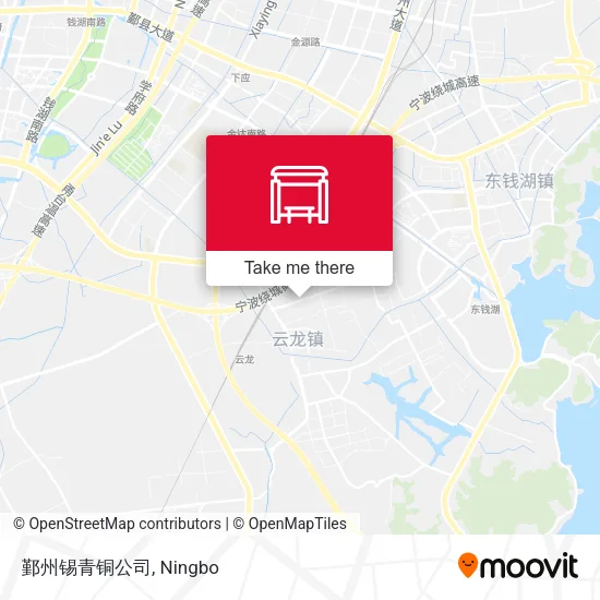 鄞州锡青铜公司 map