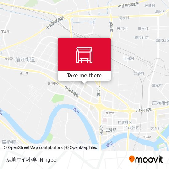 洪塘中心小学 map