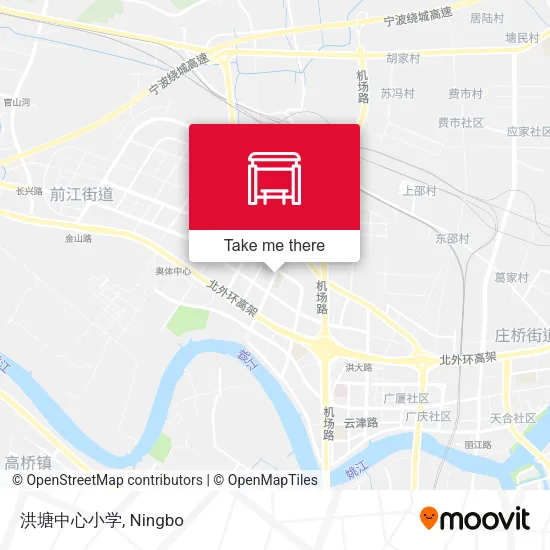 洪塘中心小学 map