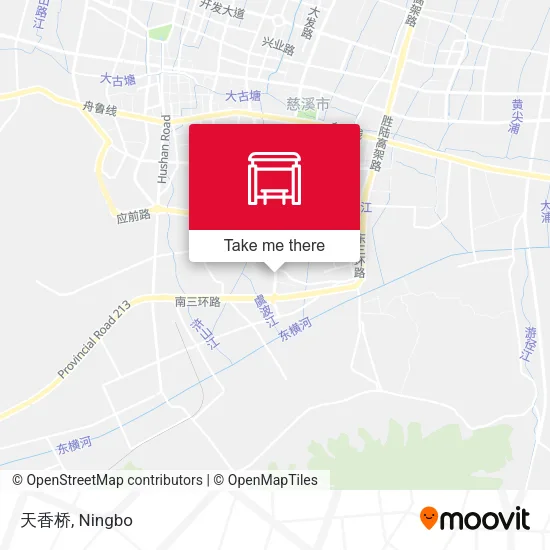 天香桥 map