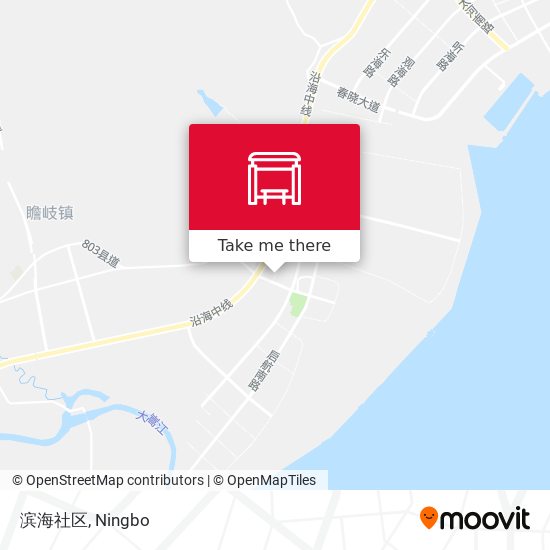 滨海社区 map