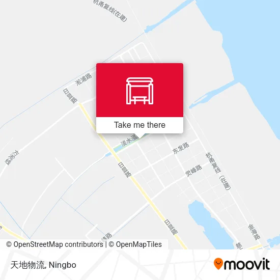 天地物流 map
