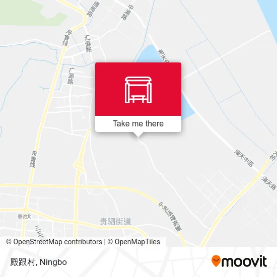 殿跟村 map