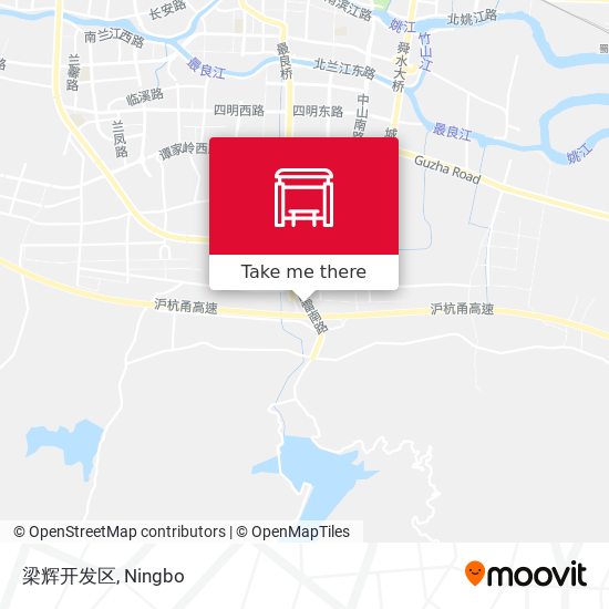 梁辉开发区 map
