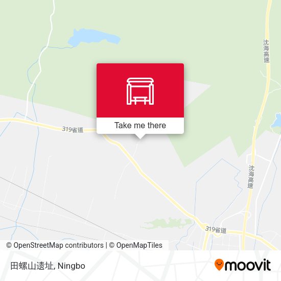 田螺山遗址 map