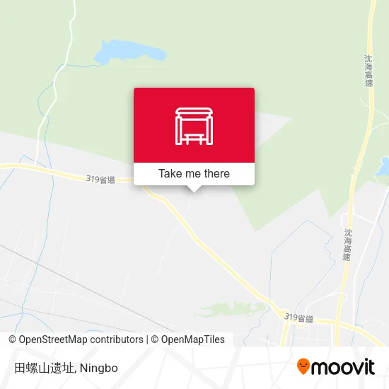 田螺山遗址 map