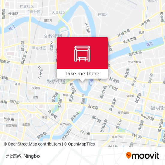玛瑙路 map