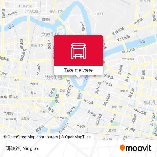 玛瑙路 map
